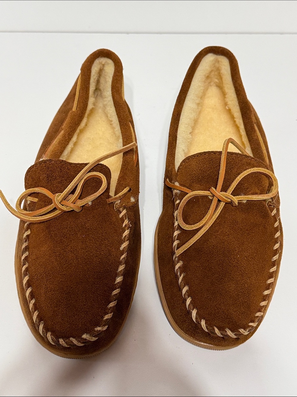 Minnetonka Moccasin Brown Slippers